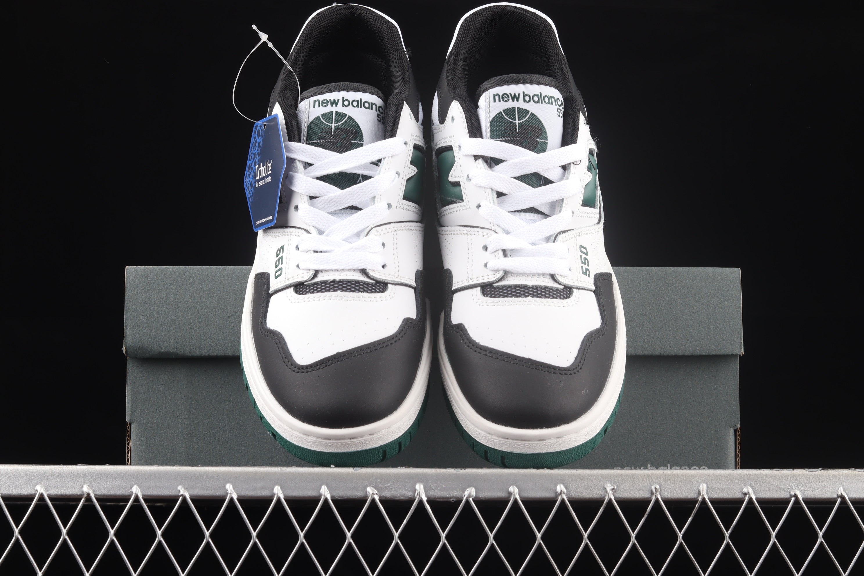 New Balance 550 - White/Green/Black