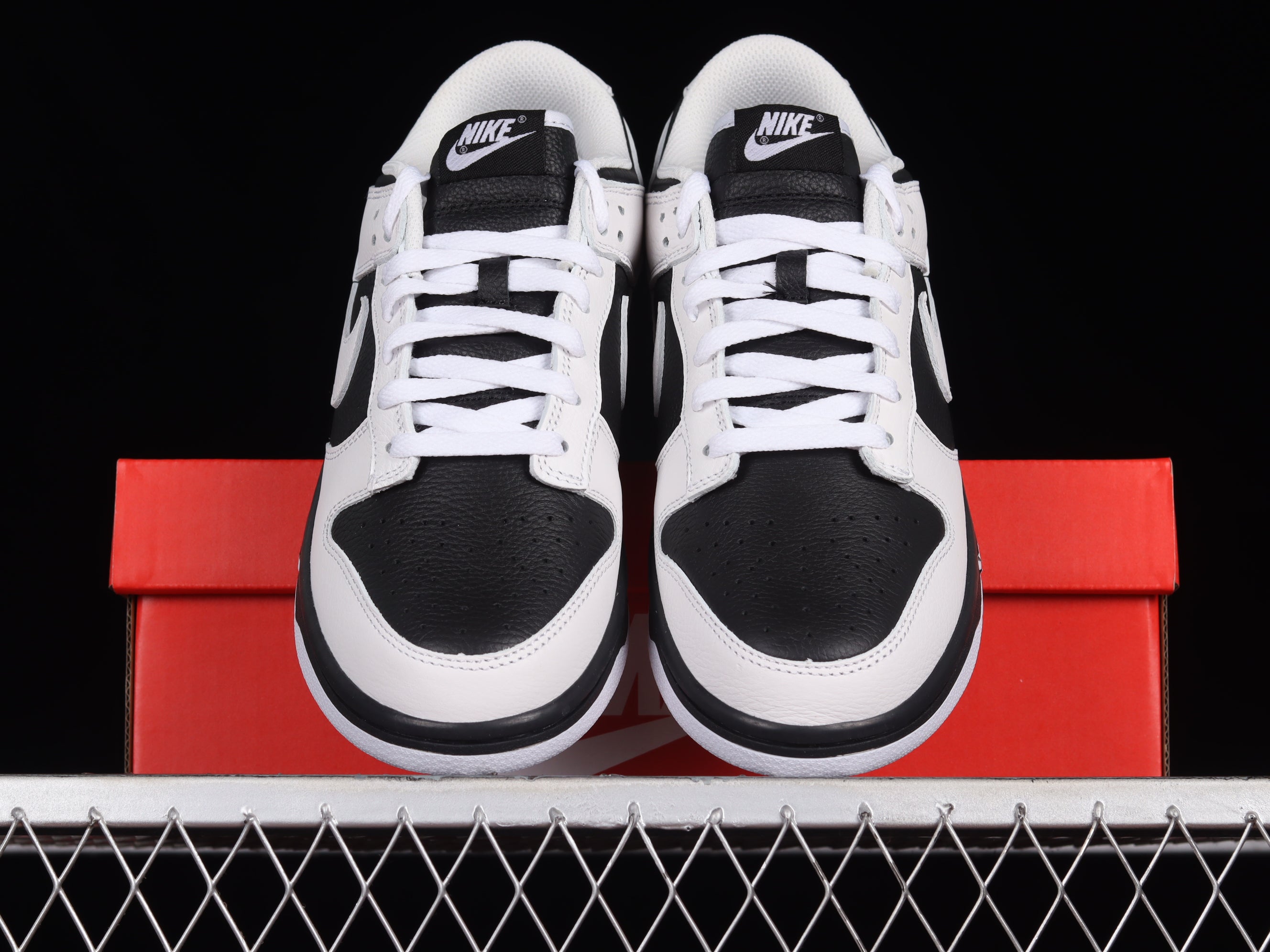 NikeMens Dunk Low Retro - Reverse Panda