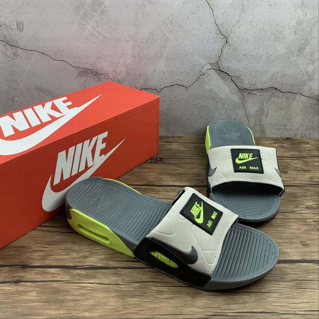 NikeAirmax Camden Slide - Green/ Grey