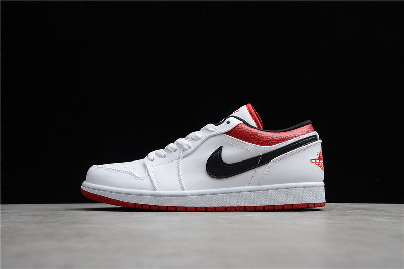 Air Jordan 1 AJ1 Low - White/University Red